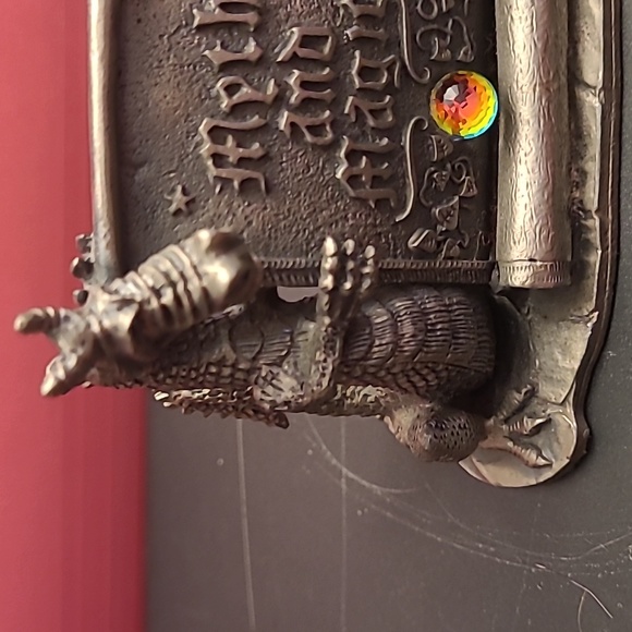 Myth and Magic The Magical Encounter Pewter Dragon Wizard Crystal Figure - Picture 3 of 7